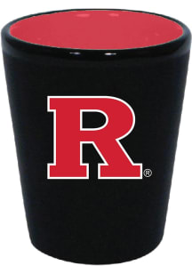 Rutgers Scarlet Knights 2oz Matte Black Shot Glass