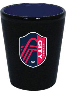 St Louis City SC 2oz Matte Black Shot Glass