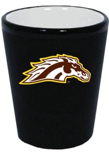 Western Michigan Broncos 2oz Matte Black Shot Glass