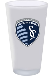 Sporting Kansas City 16oz White Frosted Pint Glass - White