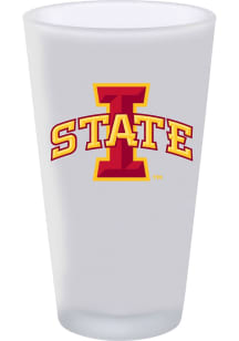 Iowa State Cyclones 16oz White Frosted Pint Glass - White