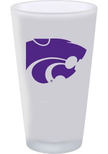K-State Wildcats 16oz White Frosted Pint Glass - White