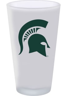 Michigan State Spartans 16oz White Frosted Pint Glass - White