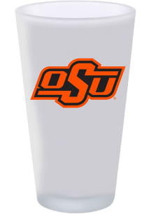 Oklahoma State Cowboys 16oz White Frosted Pint Glass - White