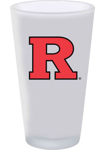 Rutgers Scarlet Knights 16oz White Frosted Pint Glass - White
