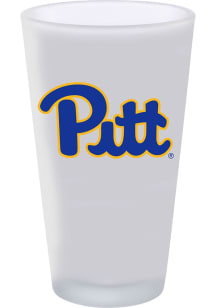 Pitt Panthers 16oz White Frosted Pint Glass - White