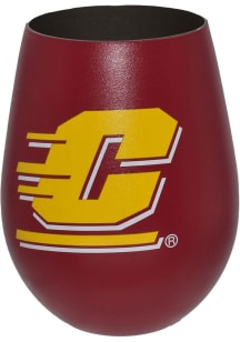 Central Michigan Chippewas 12oz Stainless Steel Stainless Steel Stemless - Black