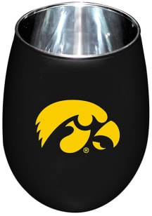 Iowa Hawkeyes 12oz Stainless Steel Stainless Steel Stemless - Black