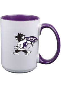 K-State Wildcats 15oz Logo Ceramic Mug - Purple