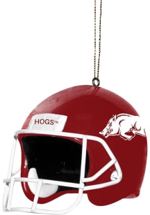Arkansas Razorbacks helmet shaped Ornament - Cardinal