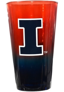 Illinois Fighting Illini Ombre Pint Glass - Orange