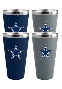 The Memory Company Dallas Cowboys 4-Pack Stainless Steel Tumbler - Blue
