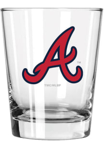 Atlanta Braves 15oz Double Old Fashioned Rock Glass - White