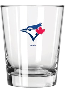 Toronto Blue Jays 15oz Double Old Fashioned Rock Glass - White