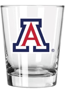 Arizona Wildcats 15oz Double Old Fashioned Rock Glass - White