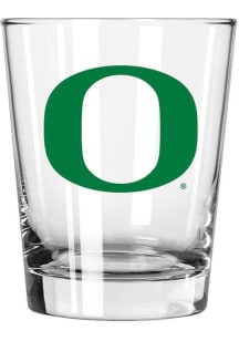 Oregon Ducks 15oz Double Old Fashioned Rock Glass - White