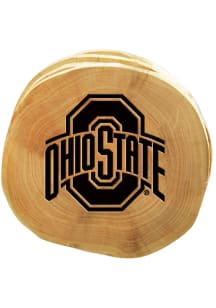 Ohio State Buckeyes Wood Coaster Coaster - Tan