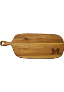 Michigan Wolverines Acacia Paddle Wood Cutting Board