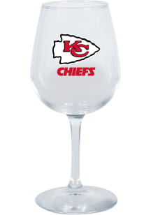 Kansas City Chiefs Boxed Wine Glass - White