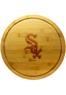 Chicago White Sox 13 Inch Bamboo Lazy Susan Cutting Board
