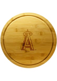 Los Angeles Angels 13 Inch Bamboo Lazy Susan Cutting Board