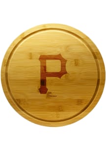 Pittsburgh Pirates 13 Inch Bamboo Lazy Susan Cutting Board