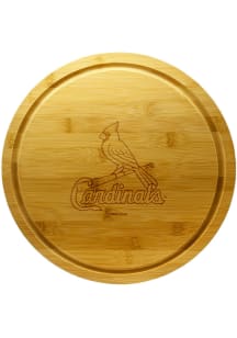 St Louis Cardinals 13 Inch Bamboo Lazy Susan Cutting Board