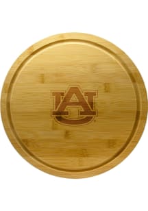Auburn Tigers 13 Inch Bamboo Lazy Susan Cutting Board