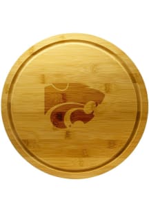 K-State Wildcats 13 Inch Bamboo Lazy Susan Cutting Board