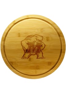 Maryland Terrapins 13 Inch Bamboo Lazy Susan Cutting Board