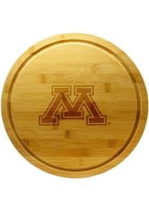 Minnesota Golden Gophers 13 Inch Bamboo Lazy Susan Cutting Board