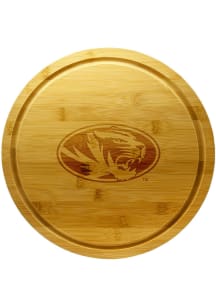 Missouri Tigers 13 Inch Bamboo Lazy Susan Cutting Board