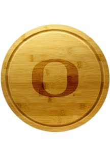 Oregon Ducks 13 Inch Bamboo Lazy Susan Cutting Board