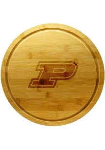 Purdue Boilermakers 13 Inch Bamboo Lazy Susan Cutting Board