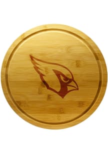 Arizona Cardinals 13 Inch Bamboo Lazy Susan Cutting Board
