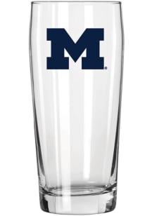 Michigan Wolverines 16oz Pub Pilsner Glass - White