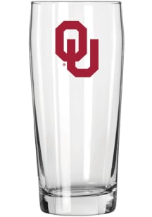 Oklahoma Sooners 16oz Pub Pilsner Glass - White