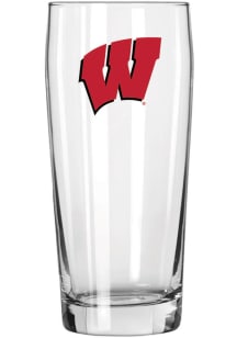 Wisconsin Badgers 16oz Pub Pilsner Glass - White