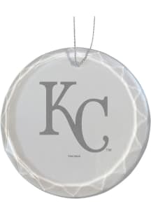 Kansas City Royals Glass Ornament - White