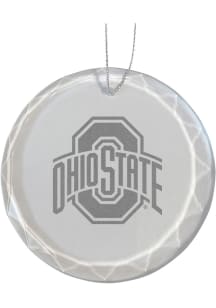 Ohio State Buckeyes Glass Ornament