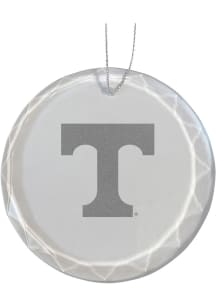 Tennessee Volunteers Glass Ornament - White