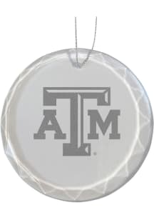 Texas A&M Aggies Glass Ornament - White