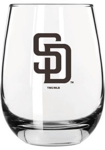 San Diego Padres 16oz Stemless Wine Glass - White
