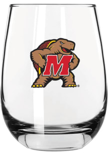 Maryland Terrapins 16oz Stemless Wine Glass - White