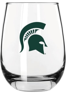 Michigan State Spartans 16oz Graphic Stemless Wine Glass - White