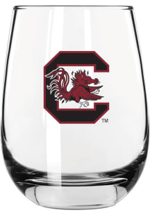 South Carolina Gamecocks 16oz Stemless Wine Glass - White