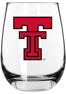 Texas Tech Red Raiders 16oz Stemless Wine Glass - White