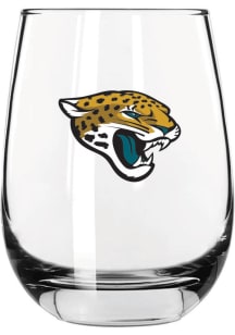 Jacksonville Jaguars 16oz Stemless Wine Glass - White