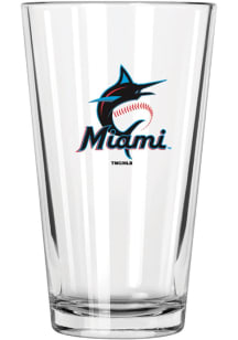 Miami Marlins 16oz Pint Glass - White