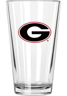 Georgia Bulldogs 16oz Pint Glass - White